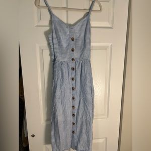 Blue Striped Sundress